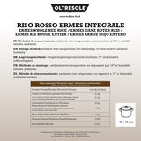 Italienskt fullkornsris, fiberrik oraffinerat ris, perfekt för kreativa rissallader och hälsosamma rätter, vakuumförpackat, 4 förpackningar x 500 g