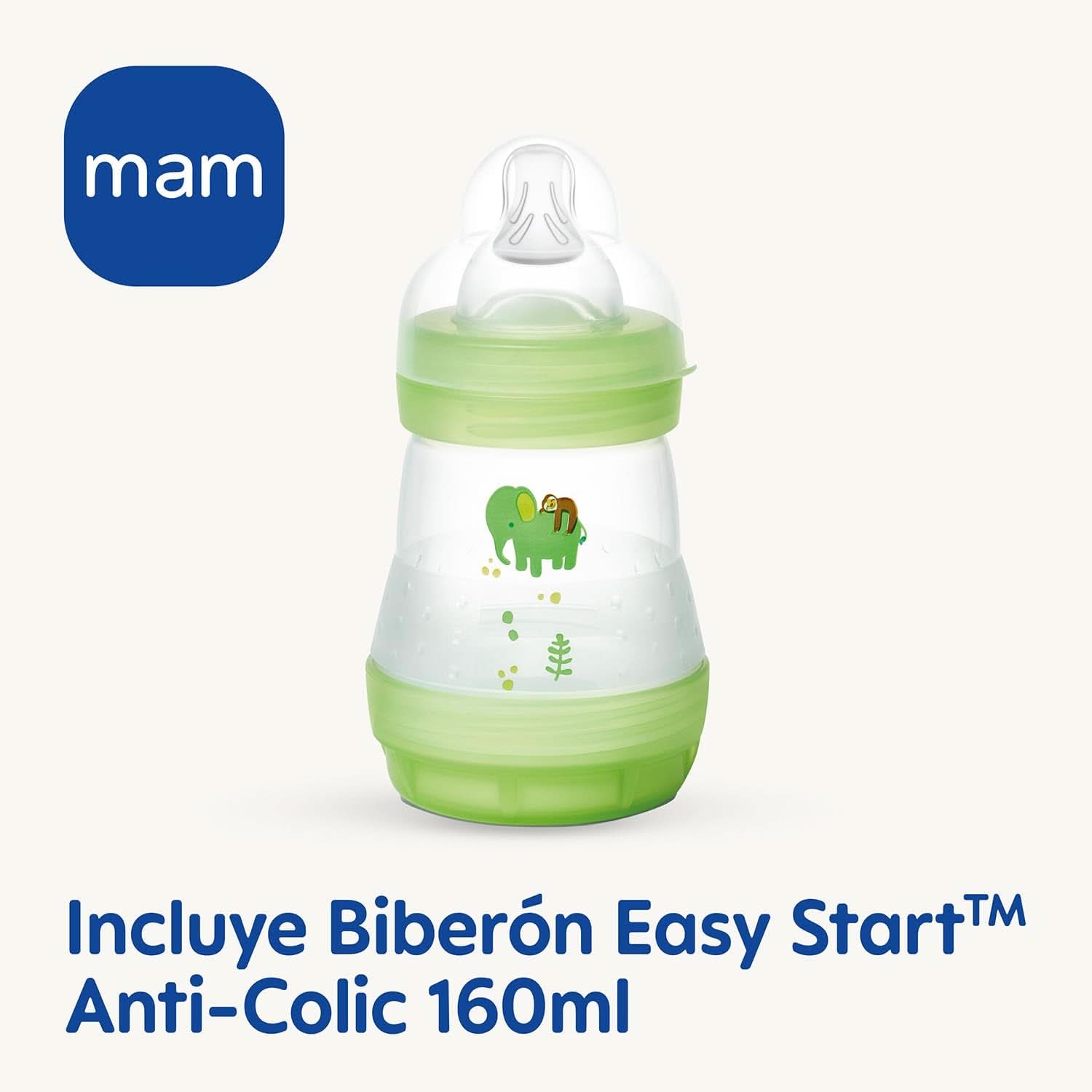MAM Manuell bröstpump E102 - Bröstpump för bröstmjölk, bekväm och effektiv Tillbehör Mat och Amning Bebe Naty Shop