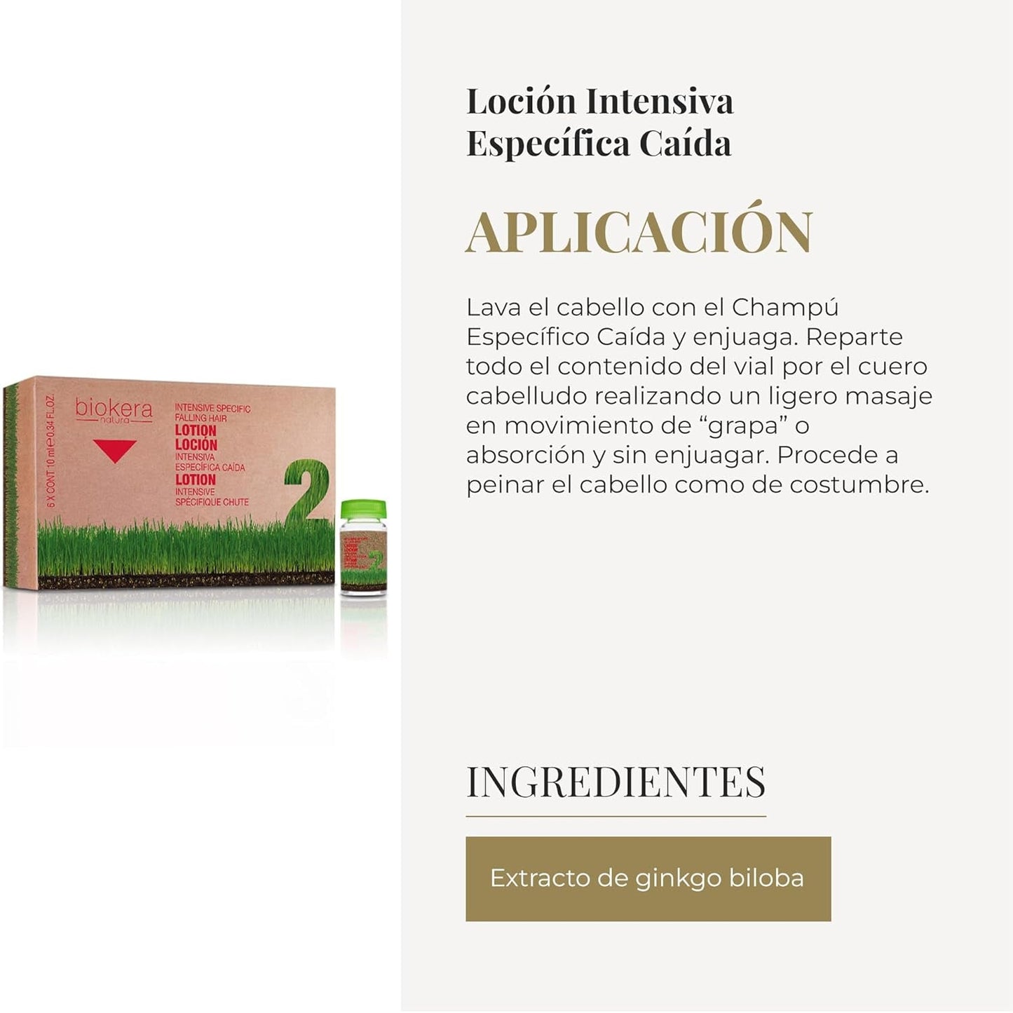 Cosmetics Specific Hair Regeneration Lotion, förpackning om 6 (6 X 10 ml) Hårvård Naty Shop