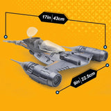Star Wars Epic Hero Series N-1 Starfighter of the Mandalorian, stora actionfigurer och spännande tillbehör för spännande manövrar, spännande gåva actionfigurer Naty Shop