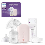 Philips Avent individuell elektronisk bröstpump - med Natural Motion-teknik, bekväm silikonkudde Tillbehör Mat och amning Bebe Naty Shop Scf395/31