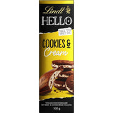 Lindt Hej Kakor & Gräddchoklad | Bar 100g | Mjölkchoklad med kakor och gräddfyllning | Chokladkaka | Choklad present