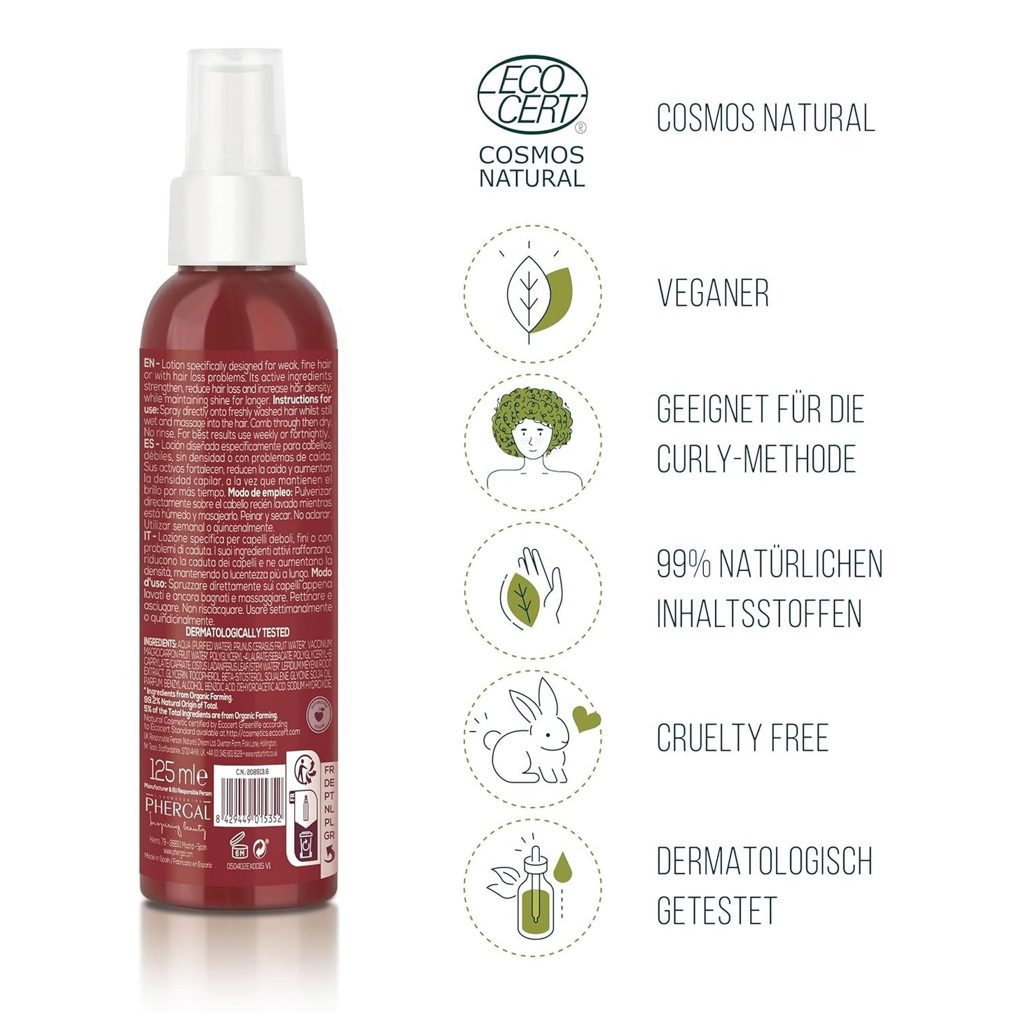 Naturtint, Stärkande lotion mot håravfall, 125 ml Naturtint hårvård