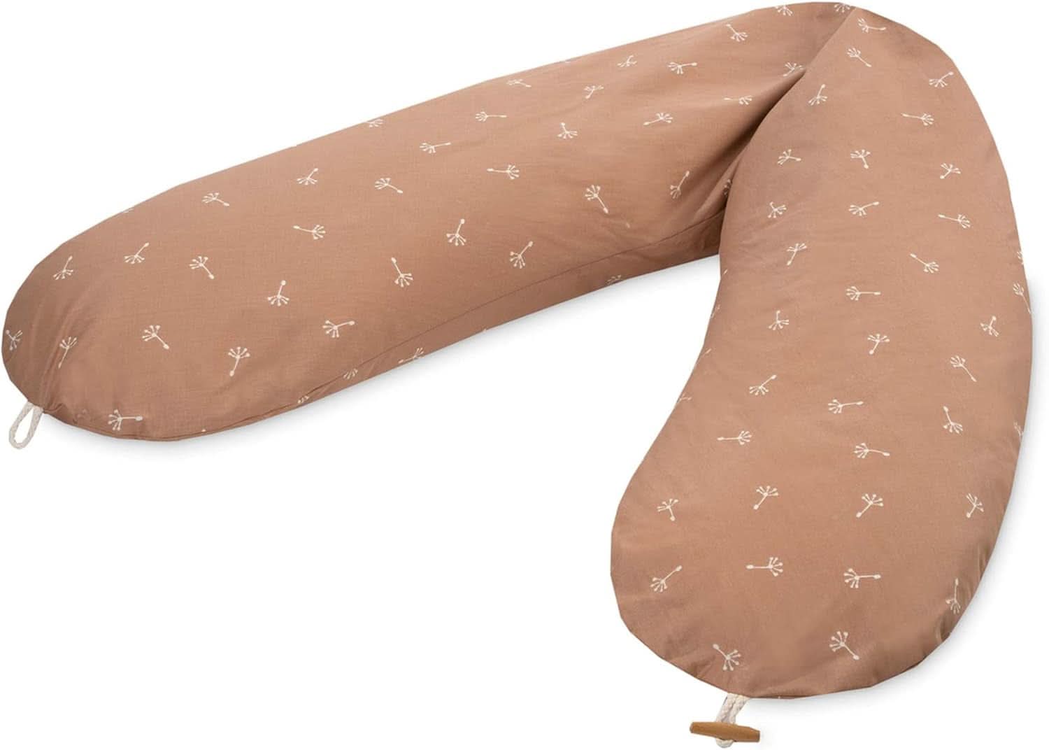 Julius Zöllner Ekologisk amningskudde 190 cm, fyllning 42 liter Eps mikropärlor, tillverkad i Tyskland Tillbehör Mat och Amning Baby Naty Shop Flowery