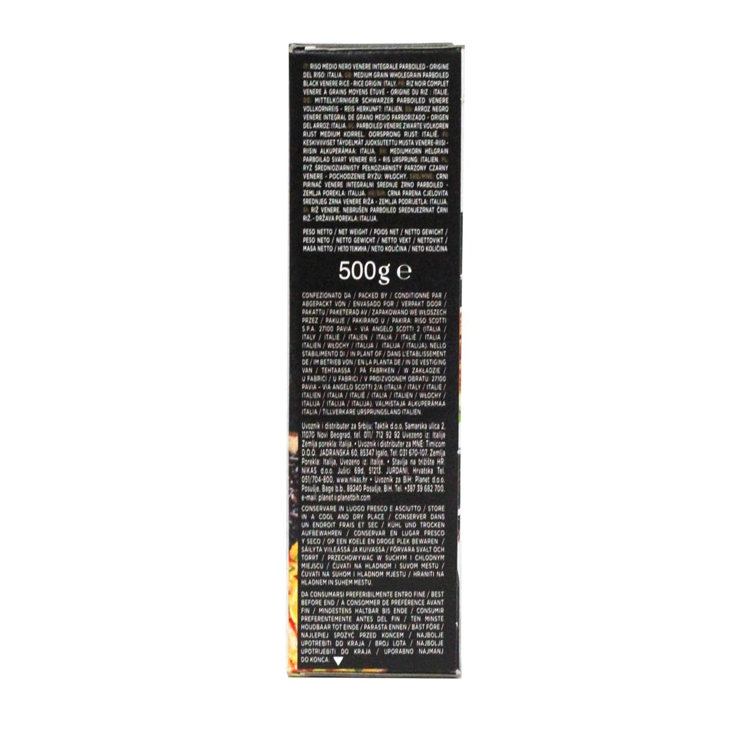 Scotti svart fullkornsris Riso Nero Venere 500 g