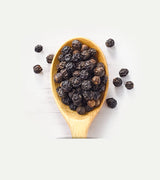 Lebensbaum Schwarzer Pfeffer, fruchtig scharfer Genuss, Bio-Pfeffer für Sossen, Beilagen aller Art, Ofengemüse & Fleisch, ganz, 50 g