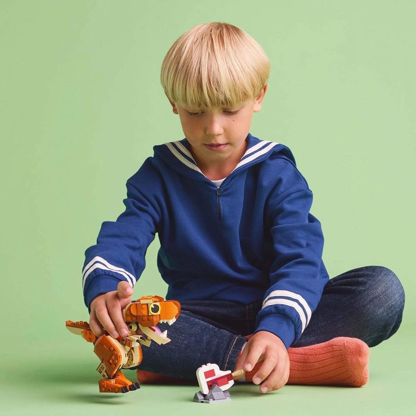 LEGO Jurassic World Little Eatie: T.Rex Byggleksak för pojkar och flickor 7 år gammal dinosauriebyggsats Presentmodell för barn med rörlig mun, huvud och svans 76967 Byggset Besuche den LEGO-Store