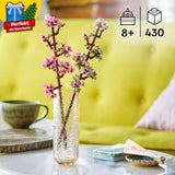 LEGO Botanicals Cherry Blossoms - Konstgjorda blommor att bygga - Skrivbordsdekorationer för barn - Blombukett för visning - Present för kvinnor och män från 8 år - Botany Collection 40725 Byggset Besuche den LEGO-Store