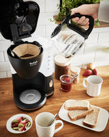 Tefal Includeo Filter Espressomaskin, Espressomaskin Extremt lätt att använda, Lämplig för höger- och vänsterhänta användare, Automatisk locköppning, 1,25 L, 10 till 15 koppar, CM533811