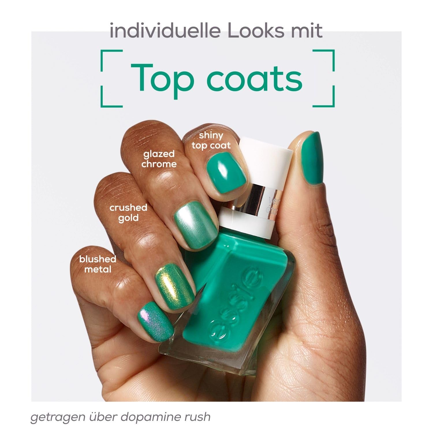 Essie Langanhaltender Nagelleck Top Coat Mit Glänzendem Finish, Maniküre Ohne Uv-Licht, Gel från Essie, Farbe: Nr. 00 Top Coat, Transparent, 1 X 13,5 Ml