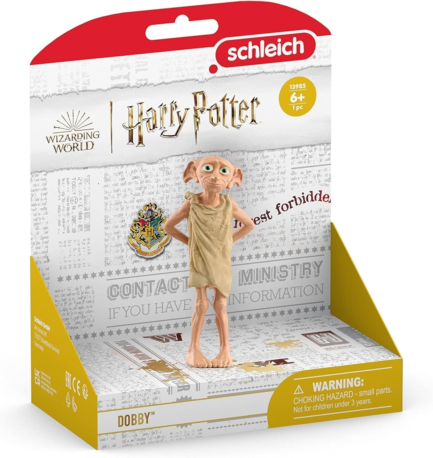 Schleich 13985 Dobby, från 6 år, figur HARRY POTTER, 3 X 4 X 8 cm Actionfigurer Naty Shop