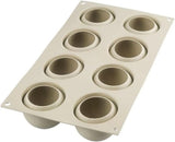 Silikomart, Form för Tartufo silikonkakor, 8 enkla portar, Ø 62 H 52 mm Kitchen Naty Shop
