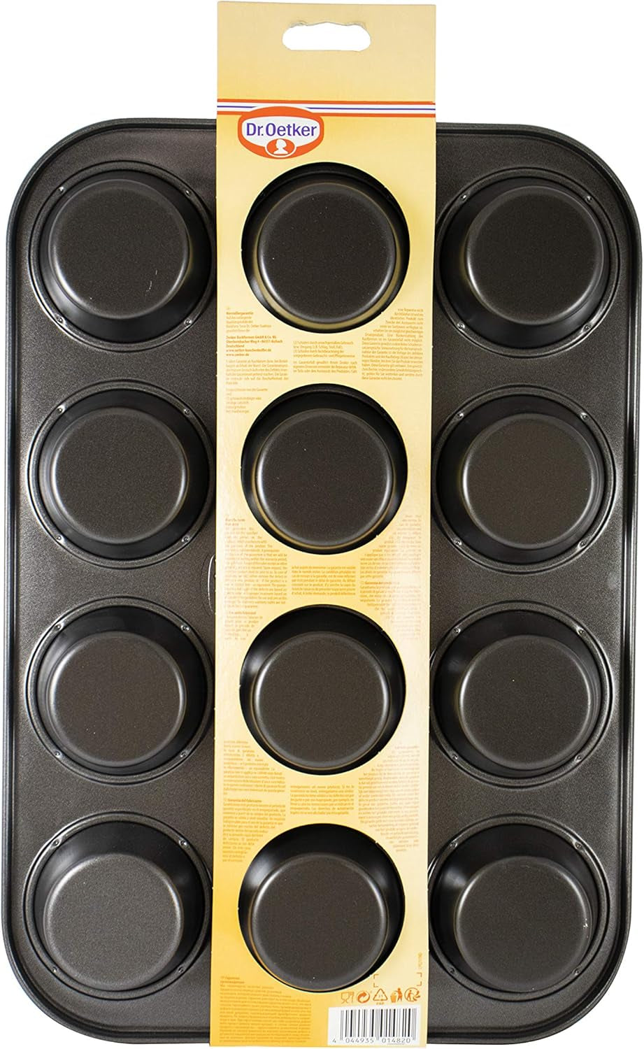 Dr. Oetker Muffinform 12-Er Mini Ø 7 Cm, Cupcake Form Für Saftige Muffins, Muffinblech Mit Antihaftbeschichtung, Menge: 1 Stück Formar och bakplåtar Naty Shop