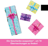 Barbie-festdocka oförpackad och tillbehör Födelsedagshusdjursserie 10 stjärnset för överraskningsfest inklusive färgskiftande effekt & tårtdekorationer JFG72