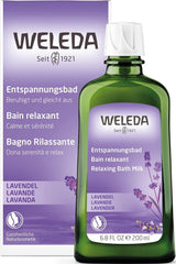 WELEDA BIO, hälsobad med naturlig kosmetika med äkta lavendelolja för att lugna sinnena och för en god sömn, 200 ml Dusch och bad Naty Shop
