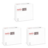 , Mjuka och delikata pappersservetter för engångsbruk 40-pack servetter Storlek 38X38 Vikta i 4 2 lager Vit färg 100 % rent cellulosapapper Fsc-certifikat (paket med 3)