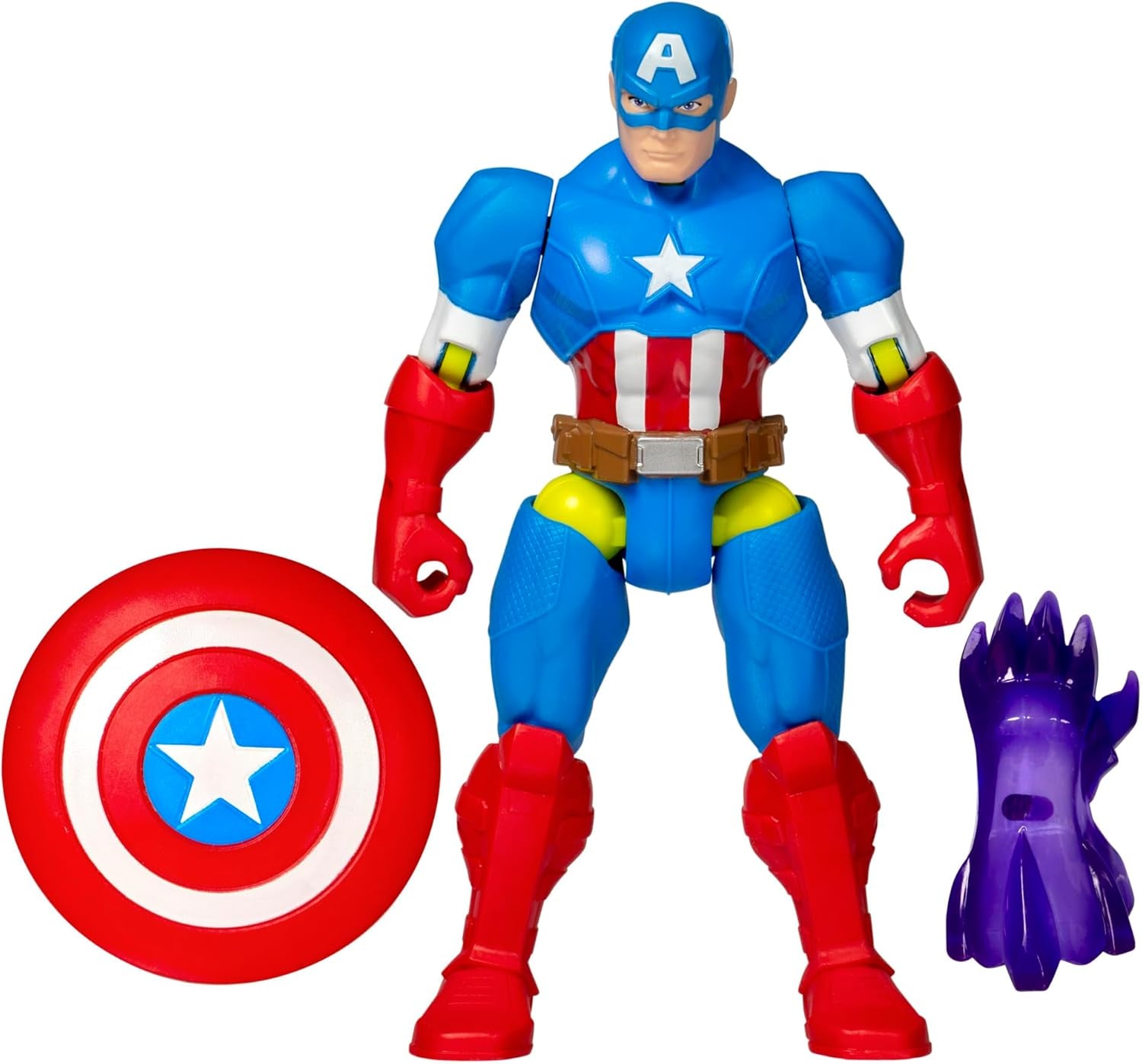 Mixmashers Marvel Captain America Avengers Mix-och-matcha actionfigurer och tillbehör Actionfigurer Naty Shop Captain America