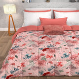 PETTI Artigiani Italiani - Vintertäcke, Vintertäcke, Enkelt täcke, Dubbelsidigt, Enfärgat och digitalt tryck, 100 % antiallergisk mikrofiber, Made in Italy Täcken och täcken Naty Shop Floral 19 Pulver 160 X 190 Cm
