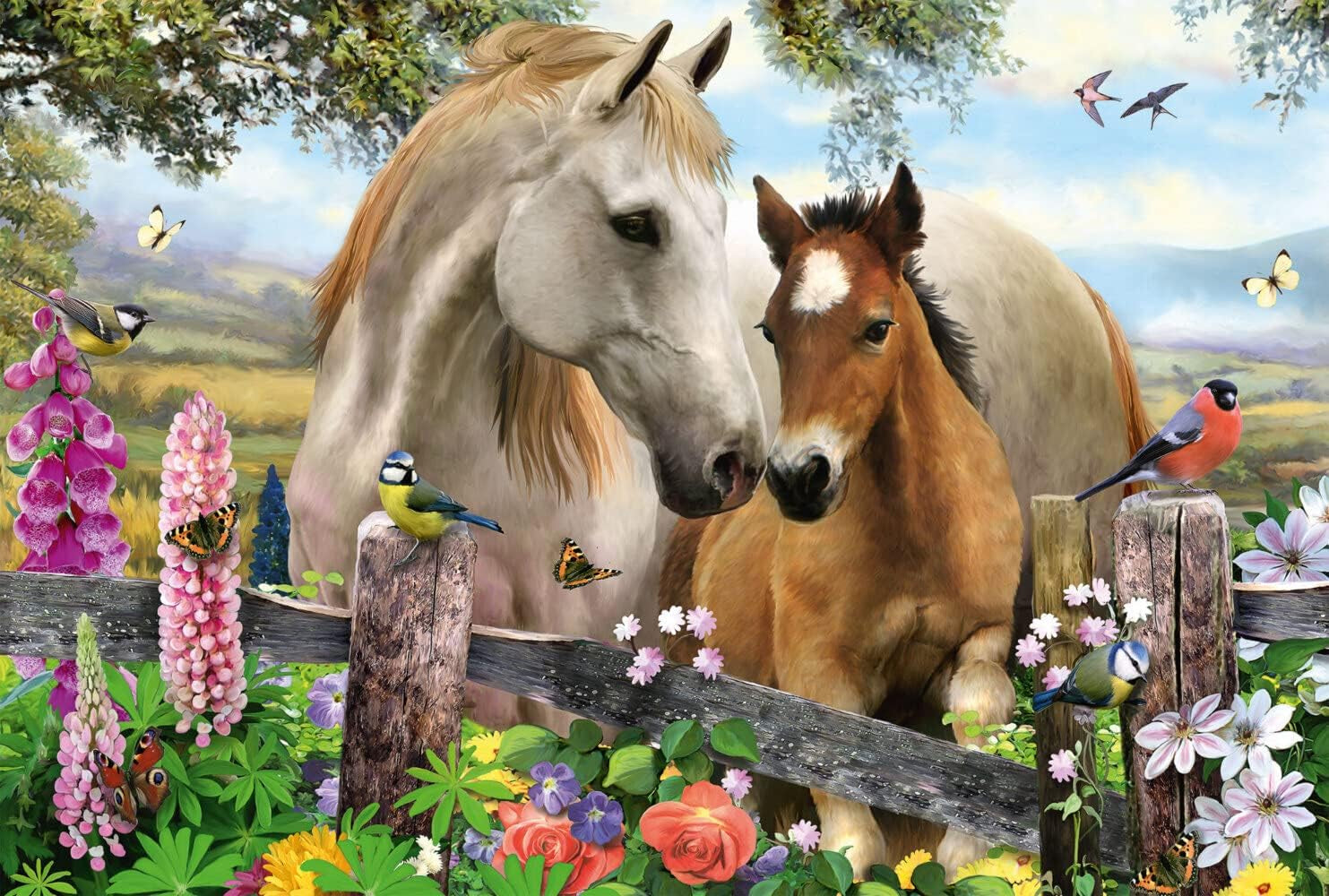 Schmidt Spiele sto och föl, pussel för barn 150 bitar Puzzle Naty Shop
