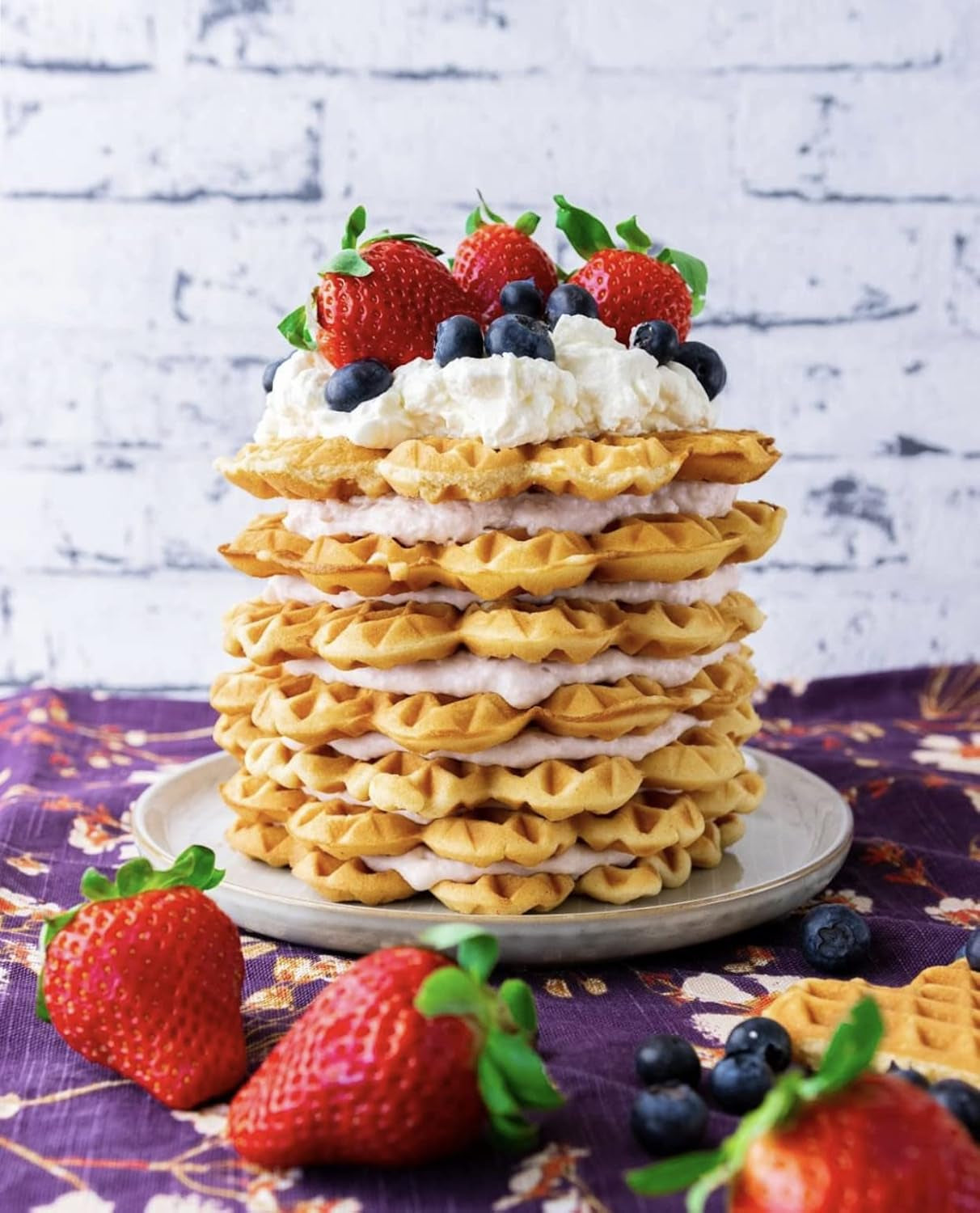 RUF Waffel-Mix, Großpackung, Grundmischung Zur Herstellung Von Waffeln Im Waffeleisen, Für Großküchen, Kantinen, Hotell och restauranger, 1 X 2500G Mix för bakning och matlagning Naty Shop