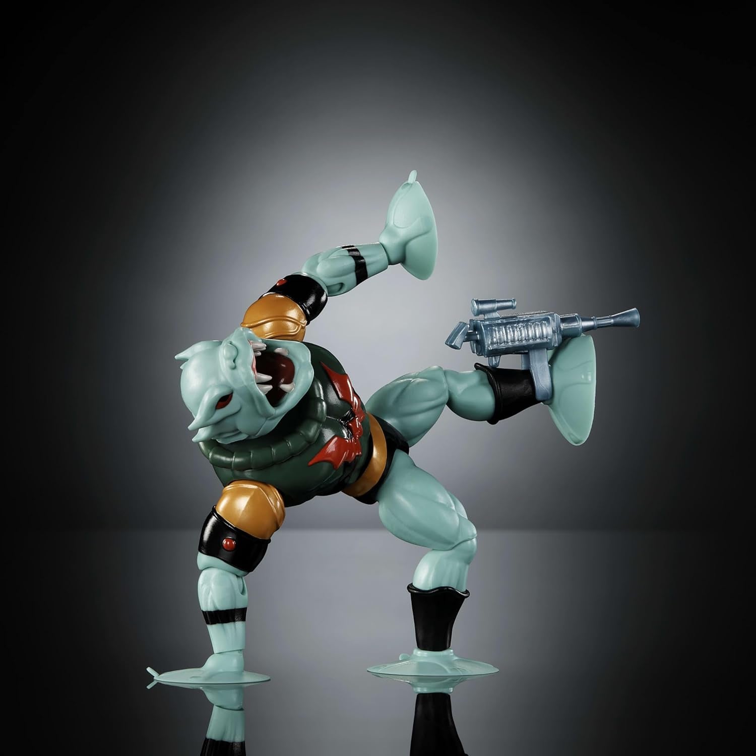 Masters of the Universe Origins Actionfigur Leech från Cartoon Collection, ca. 14 cm högt sugmonster från 1980-talets TV-serie, design och tillbehör med många detaljer, JBM83 Actionfigurer Naty Shop