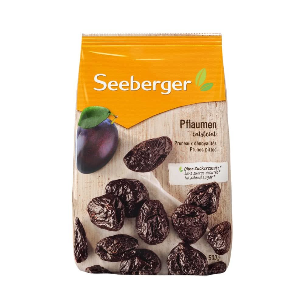 Seeberger Extra Large Tasty bästa kvalitet katrinplommon - mycket söta och aromatiska 13 x 125 gram Naty Shop torkade produkter 8 x 500 gram