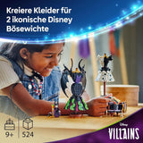 LEGO Ç€ Disney Villains The Dresses Of Maleficent And Cruella De Vil - Leksak för pojkar och flickor från 9 år - Inkl. 2 minidockor och 2 djurfigurer - Födelsedagspresent till fans 43262 Byggset Besuche den LEGO-Store