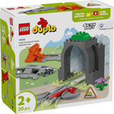 LEGO DUPLO Town Railway Tunnel och spår - Expansionsset, present till småbarn, uppmuntrar fingerfärdighet, lekset för 2 år gamla fordonsfans, kreativ lärandeleksak 10425 Byggset Besuche den LEGO-Store