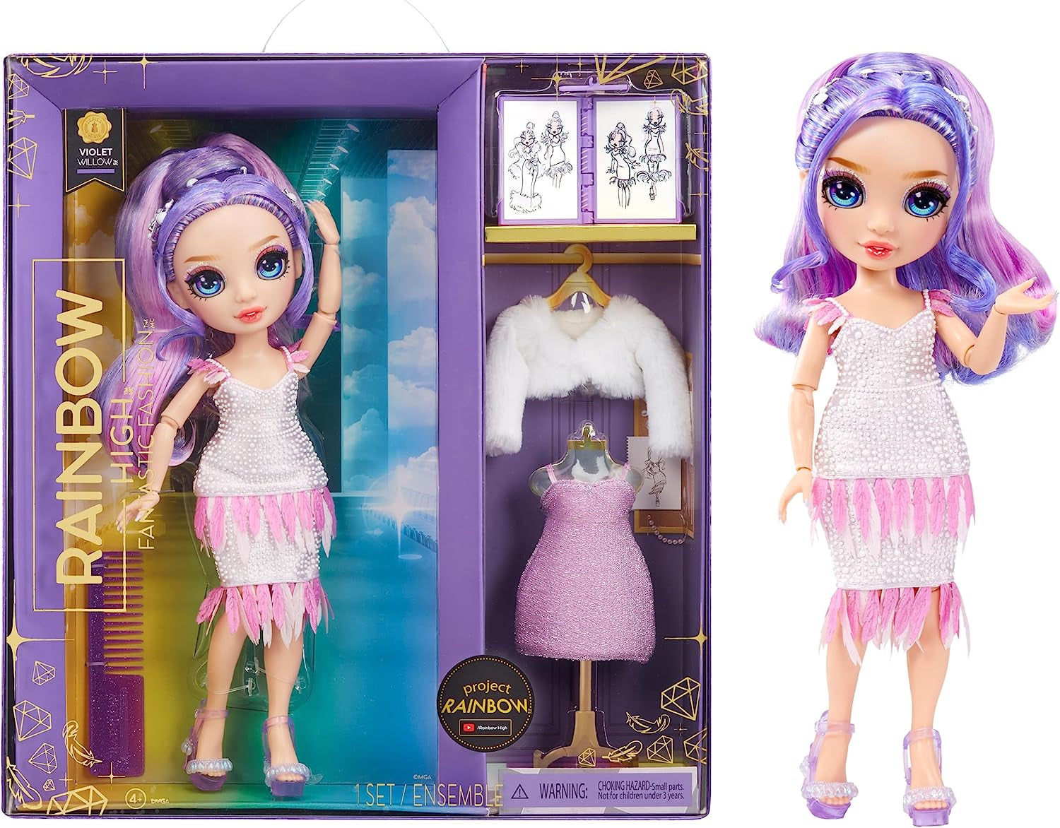 Rainbow High Fantastiskt mode lila