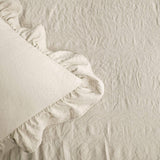 Lush Decor Volanger Kjol Sängkläder Set 3 delar Lyx Farmhouse Sängkläder Set Elegant charmig volanger detalj Tidlös stil och klassisk design Mjuk och lätt King Size Lush Decor sängar och täcken