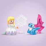 LEGO DUPLO | Disney ELSA och Bruni i den förtrollade skogen, Ice Queen 4-figurer leksak för 2-åringar, förskolepresent för flickor och pojkar 2+ år, baserat på Frozen 2 10418 byggset Beuche den LEGO-Store