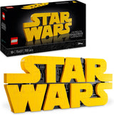 LEGO Star Wars 75407 Star Wars-logotypklossar - Byggset för vuxna samlarobjekt - Popkulturmodell - skrivbordsdisplay - Presentidé för vuxna och tonårsfans Byggset Besuche den LEGO-Store Standardtitel