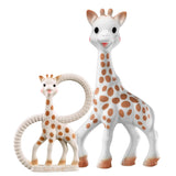 Sophie the Giraffe - Presentförpackning för baby + bitring - 100 % naturgummi - Aktivitetsset för bebisar - Leksak för tidig inlärning