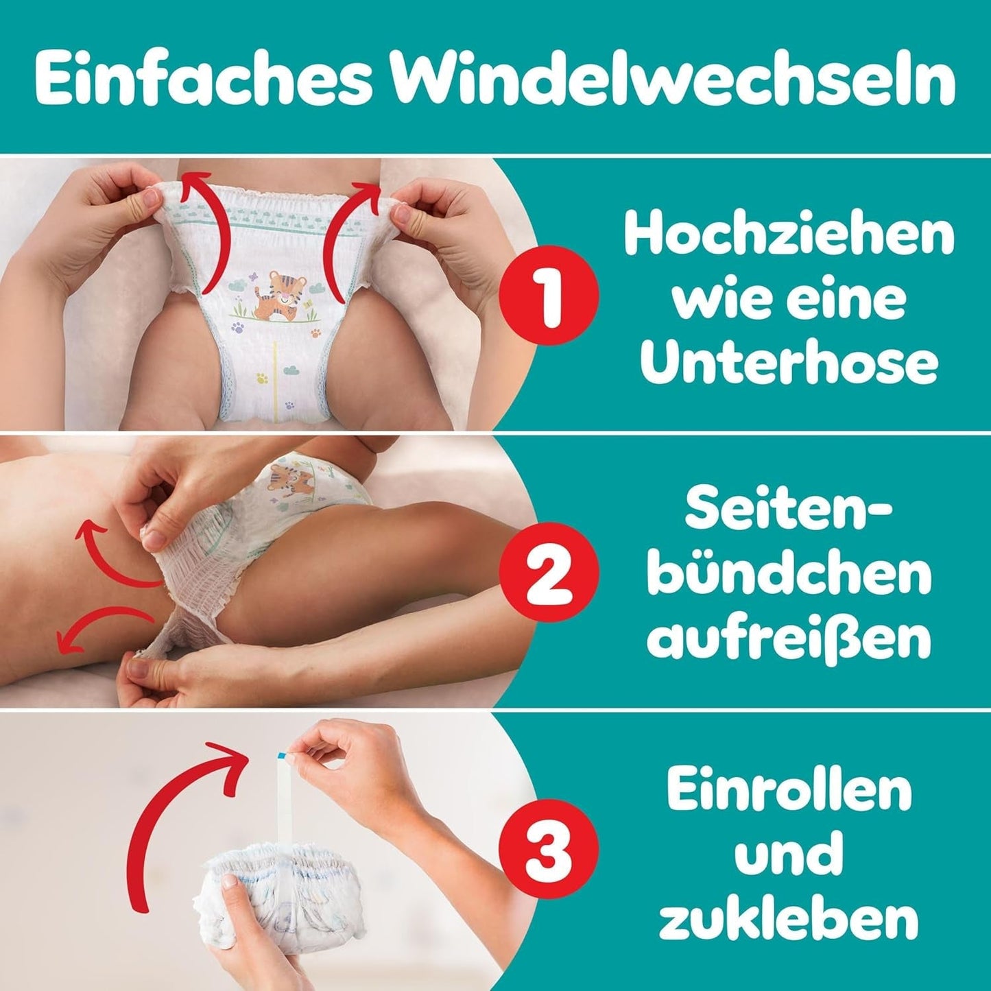 Pampers Baby-Dry Pants Größe 5, 160 Stück, 11kg-17kg, 360° auslaufsichere Passar dag och natt