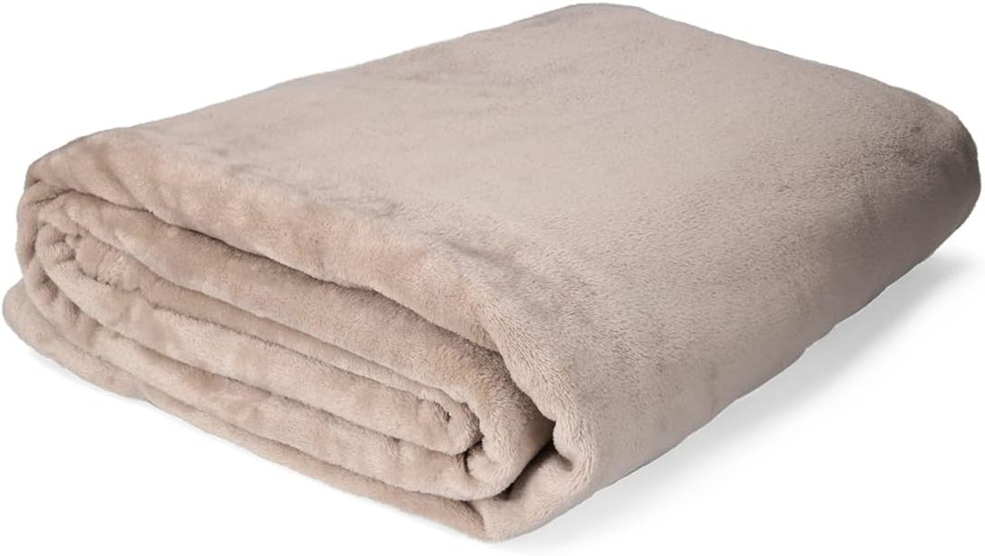 HOMLA Fluffig och varmröd fleecefilt - för soffa och säng Bekväm filt Sofffilt Vardagsrumsfilt - lättskött 150 X 200 cm Rosa Sängar och filtar Besuche den HOMLA-Store Beige Mukava Polyester 200X220 Cm
