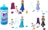 Mattel Disney Frozen Ice Reveal Squishy Ice Gel Doll och 6 överraskningar, inklusive Friends-figur och tillbehör (dockor kan variera) HRN77 Naty Shop Dolls Snow Color Reveal Dolls