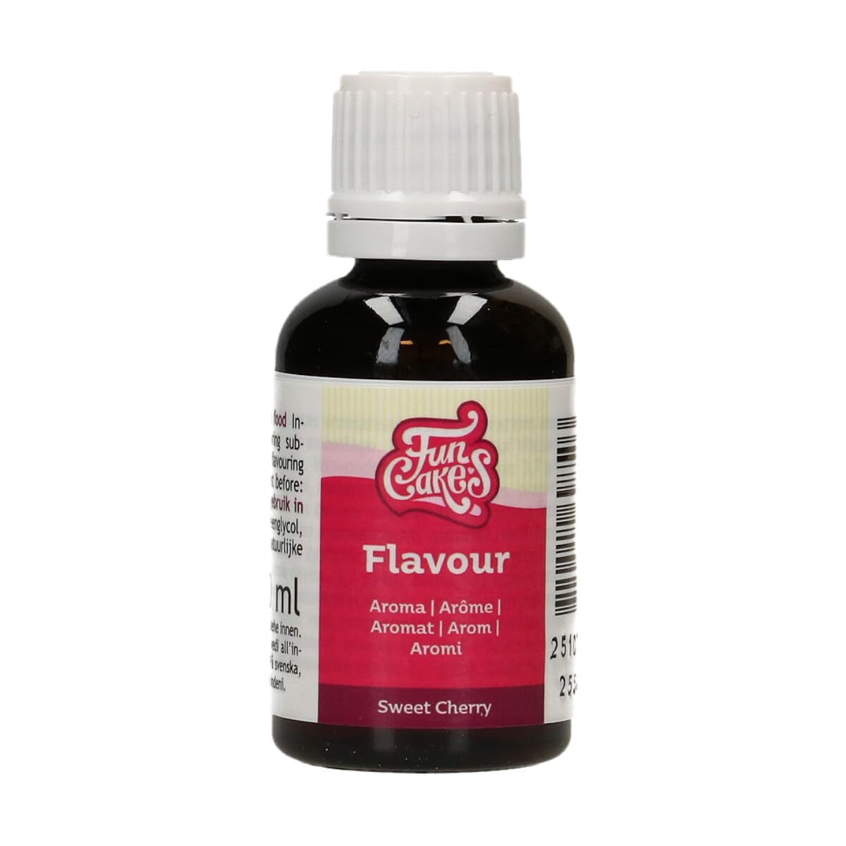 Funcakes Flavors Süße Kirsche Lebensmittel Aroma Flüssig - 30 Ml - Intensives Arom - Alkoholfrei Und Halal - Lebensmittelaroma Gesmack Für Backen, Glasuren, Teigen, Eiscreme Und Soßen Sweeteners Naty Shop Standardtitel
