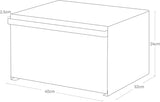 Yamazaki 4352 TOWER Brödkorg, vit, stål, minimalistisk, 40 x 34,5 x 24 cm Matförvaringslådor Naty Shop