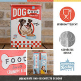 Nostalgic-Art Retro förvaringslåda XL, 4 l, Hundmat - presentidé för hundägare, förvaringslåda för torrfoder, vintagedesign Matförvaringslådor Naty Shop