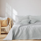 Ameliahome Överkast 170X210 Cm Dubbelsidigt överkast Ultrasonic Quilting Polyester Ophelia Mörkgröna sängar och filtar Besuche den AmeliaHome-Store Ophelia Silver 170X210 Cm