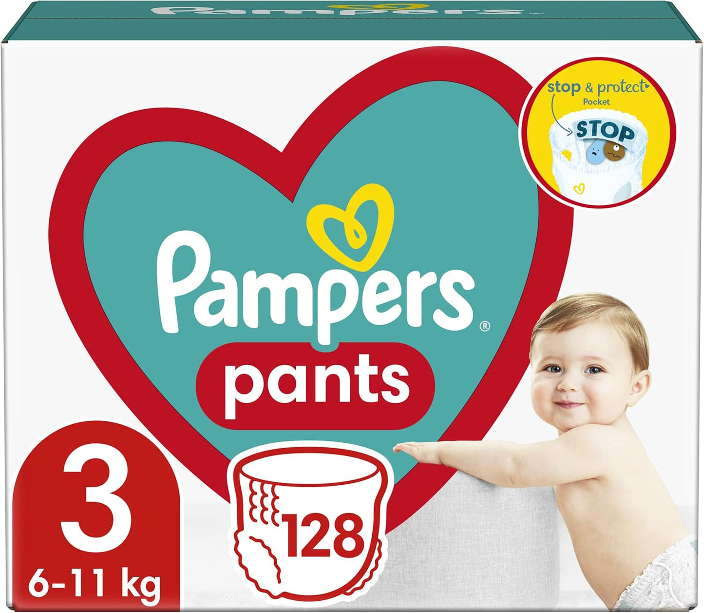 Pampers (Gammal version), Byxor Pojkar/Flickor 4 176 st.