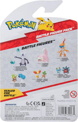 Pokémon PKW3586 - Battle Figure Pack - Pikachu och Schiggy Officiella detaljerade figurer 5 cm vardera Actionfigurer Naty Shop