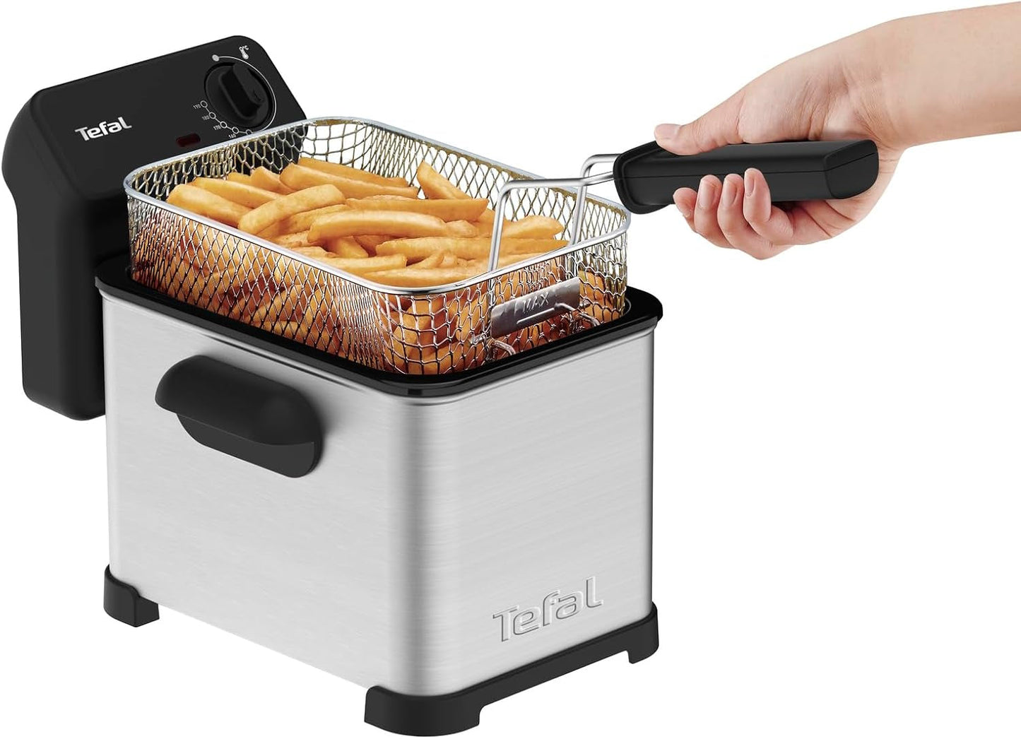 Tefal Family Pro Access 4.0L, 3000 Watt, semi-professionell, med olja, avtagbar oljetank, kylzonsteknik Vitvaror Naty Shop