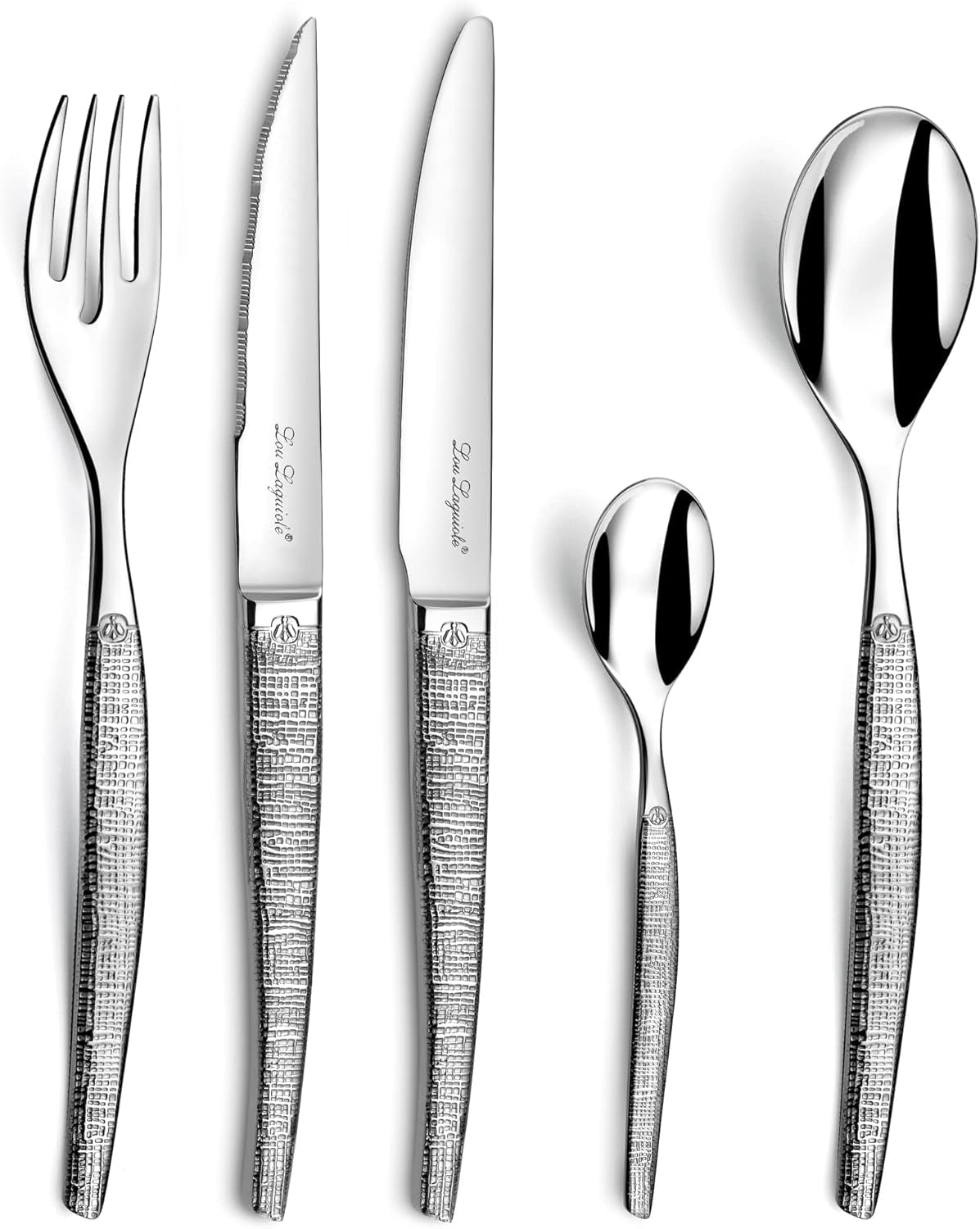 JET bestick med glänsande design, exceptionellt bestickset, 30 delar Naty Shop Kitchen