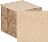 Bord Typ | 100 Bulk Pack mjuka återvunna pappersservetter Bruna engångsservetter för fest Lämpliga för dagligt bruk Miljövänlig Kraft Oblekt komposterbar Tillverkad i EU 2 Ply 33 cm