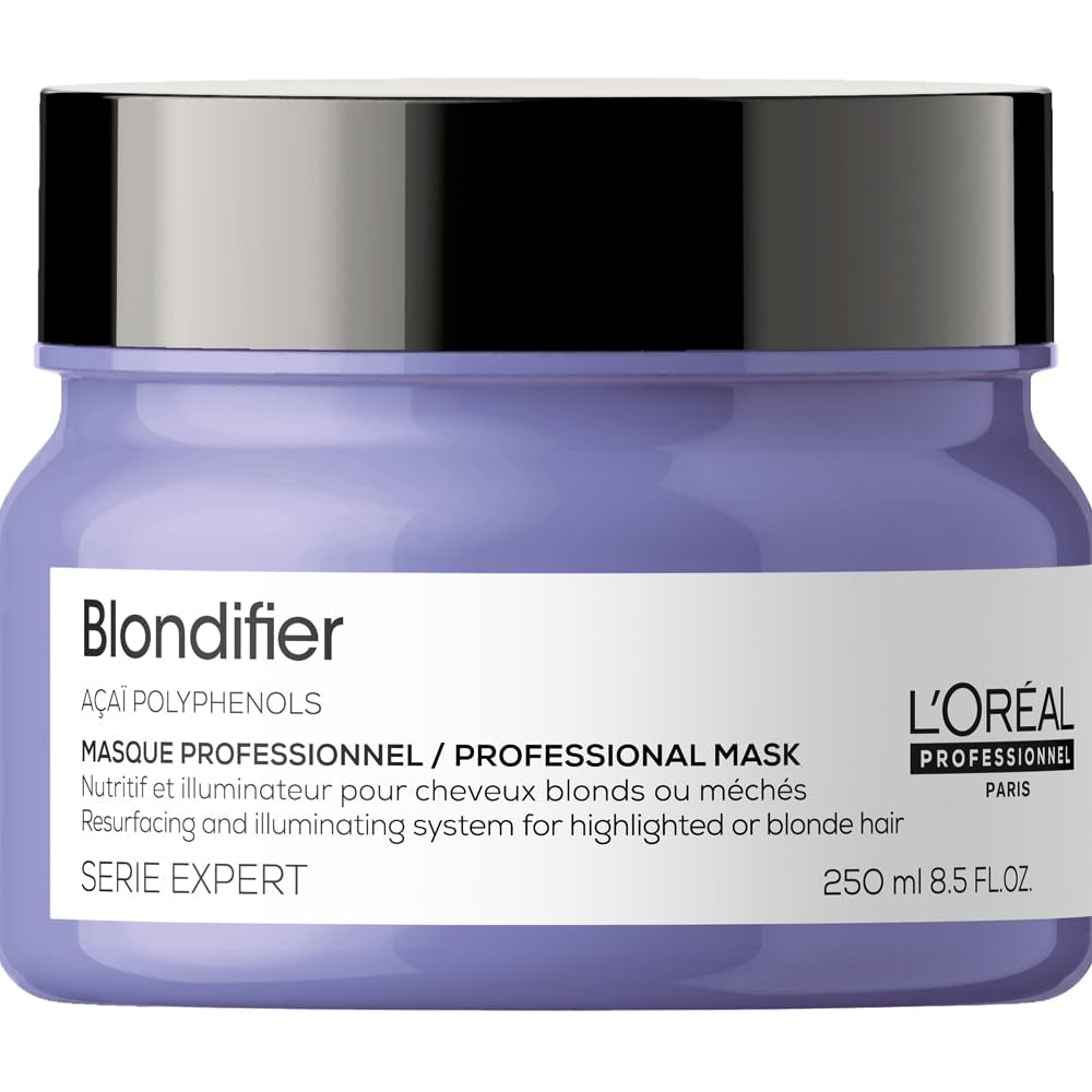 L'Oréal Professionnel | Närande mask för blont och blekt hår, Açai fruktextrakt, Serie Expert, blond mask Naty Shop hårmask