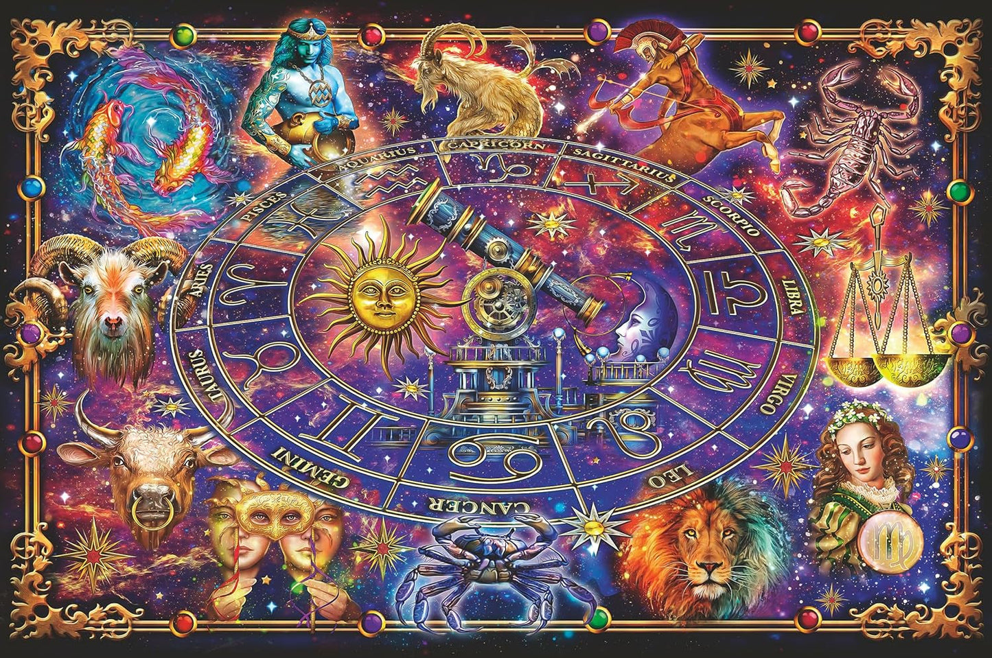 Ravensburger Puzzle 16718 - Zodiac Signs - 3000-bitars pussel för vuxna och barn från 14 år Pussel Naty Shop Standardtitel