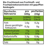 FRECHE FREUNDE Ekologiska fruktgeléer, äppel-, hallon- och risklubbor, fruktigt sött mellanmål för barn, glutenfritt, veganskt, paket med 20 (20 x 30 g)