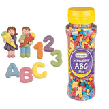 Günthart, 8 sockerfigurer för skolbörjan och bokstäver, 115 gram Sprinkles Naty Shop
