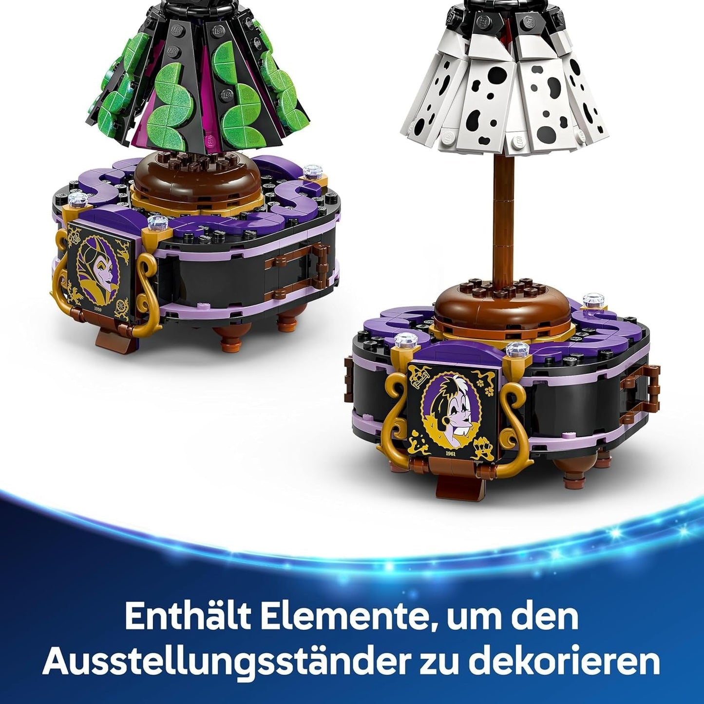 LEGO Ç€ Disney Villains The Dresses Of Maleficent And Cruella De Vil - Leksak för pojkar och flickor från 9 år - Inkl. 2 minidockor och 2 djurfigurer - Födelsedagspresent till fans 43262 Byggset Besuche den LEGO-Store